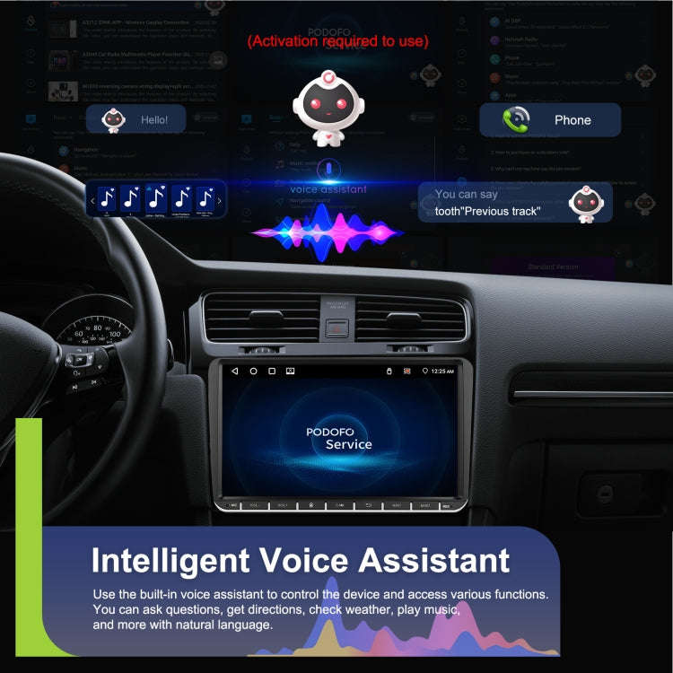 7-inch For Volkswagen 4+64G Multimedia Player Android 13 System