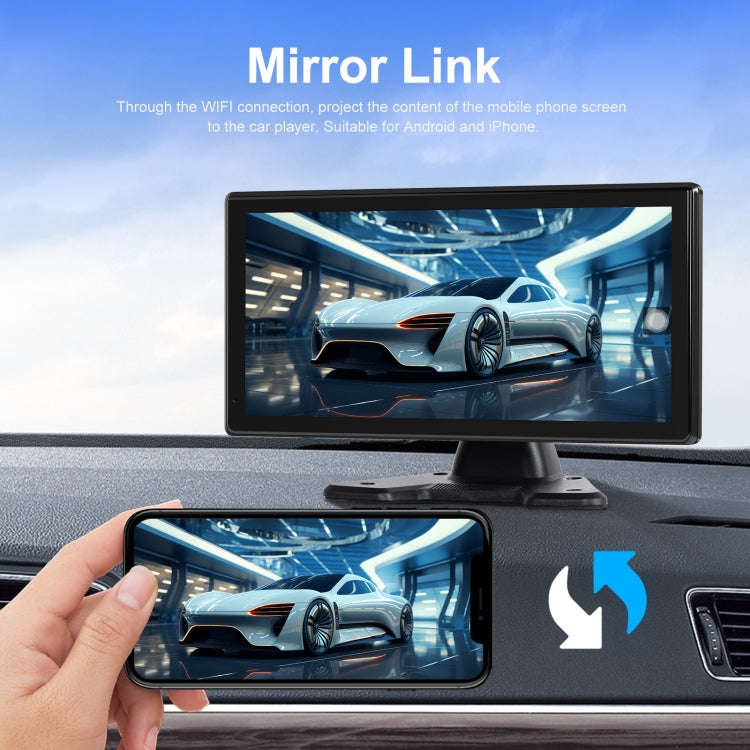 10.36-Inch Car Central Control Smart Player With 4-Way Camera 64G TF Card