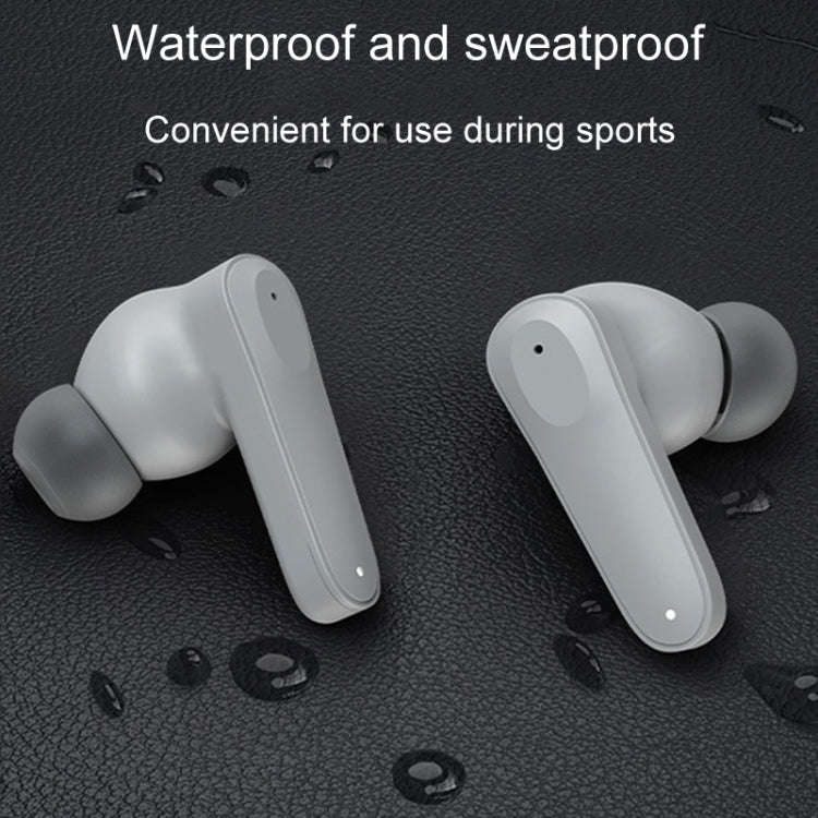 A98 AI Intelligent Translation Wireless Physical Noise Cancellation Bluetooth Earphones(White Blue)