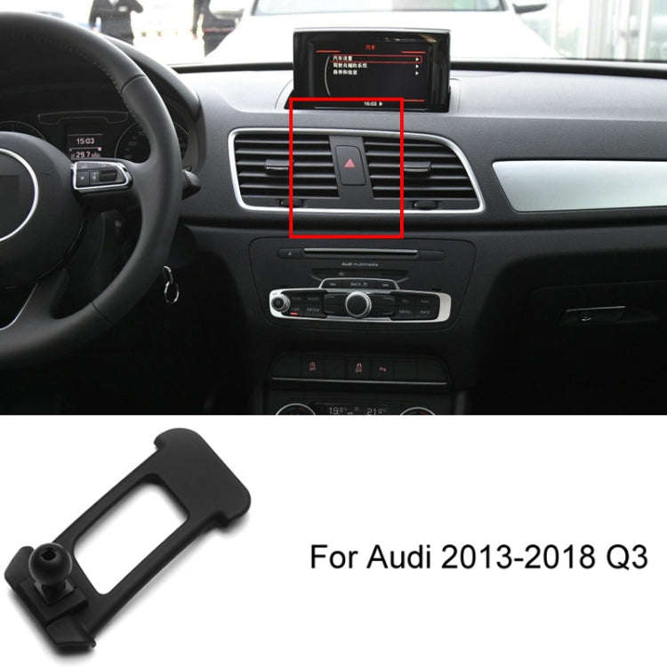 For Audi Left Driving Car Mobile Phone Holder Mounting Base, Model: 13-18 Q3