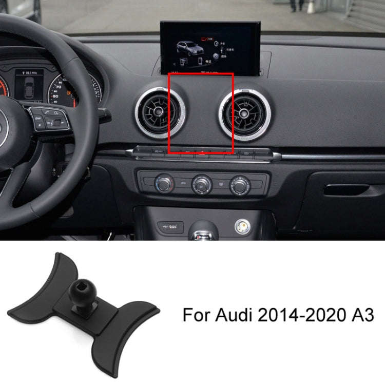 For Audi Left Driving Car Mobile Phone Holder Mounting Base, Model: 14-20 A3