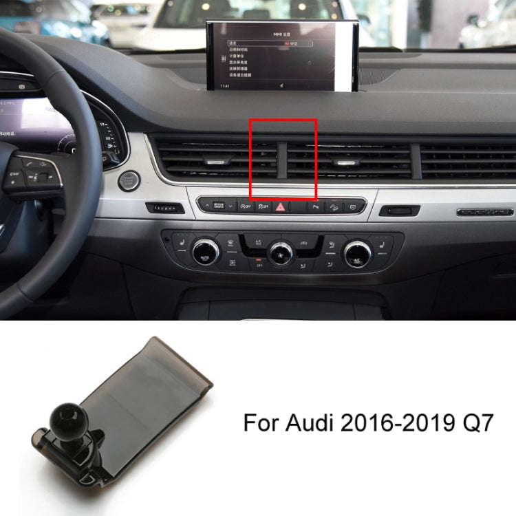 For Audi Left Driving Car Mobile Phone Holder Mounting Base, Model: 16-19 Q7