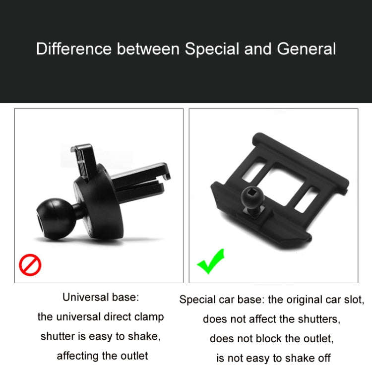 For Audi Left Driving Car Mobile Phone Holder Mounting Base, Model: 18-23 A8L