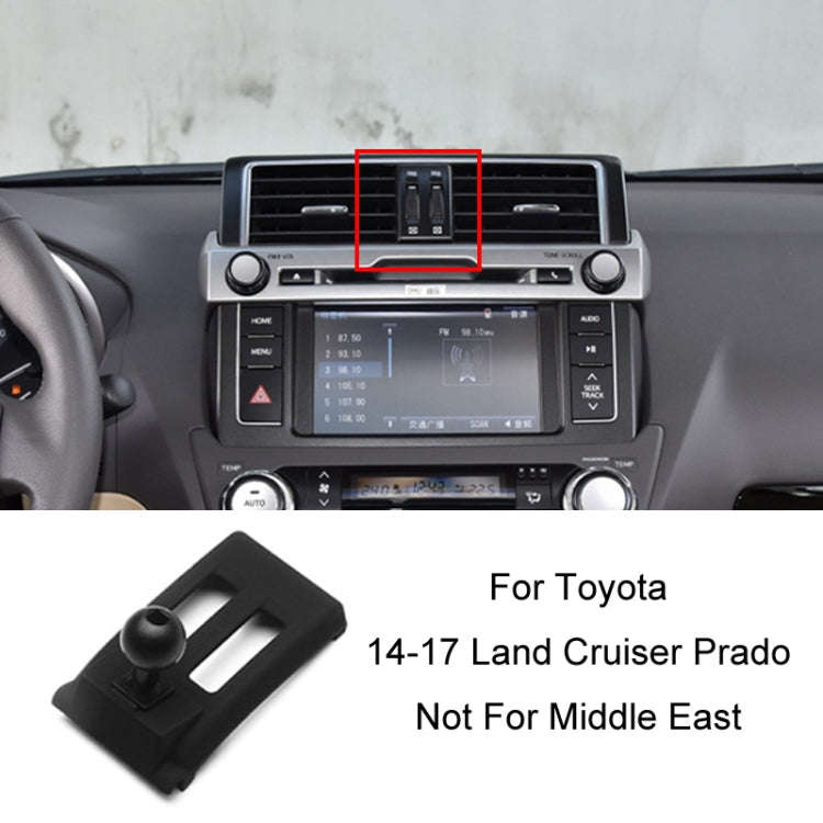 For Toyota Car Air Outlet Phone Holder Base, Model: 14-17 Land Cruiser Prado Not For Middle East ...