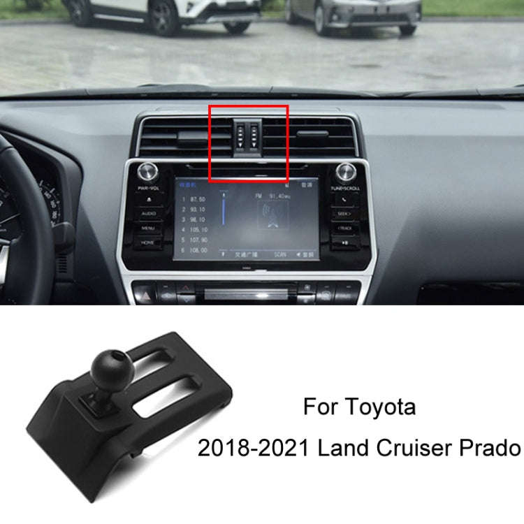 For Toyota Car Air Outlet Phone Holder Base, Model: 18-21 Land Cruiser Prado Left Driving