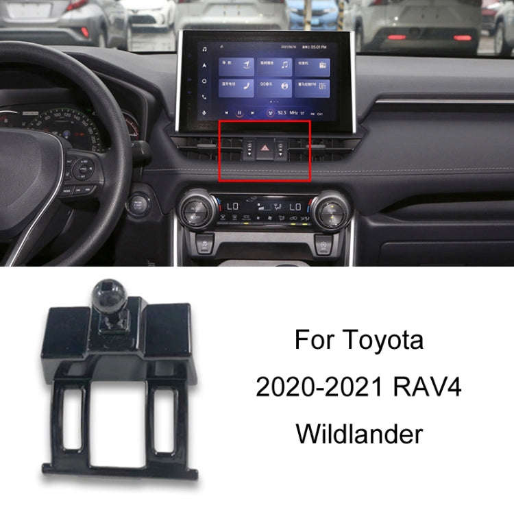 For Toyota Car Air Outlet Phone Holder Base, Model: 20-21 RAV4/Wildlander Left Driving