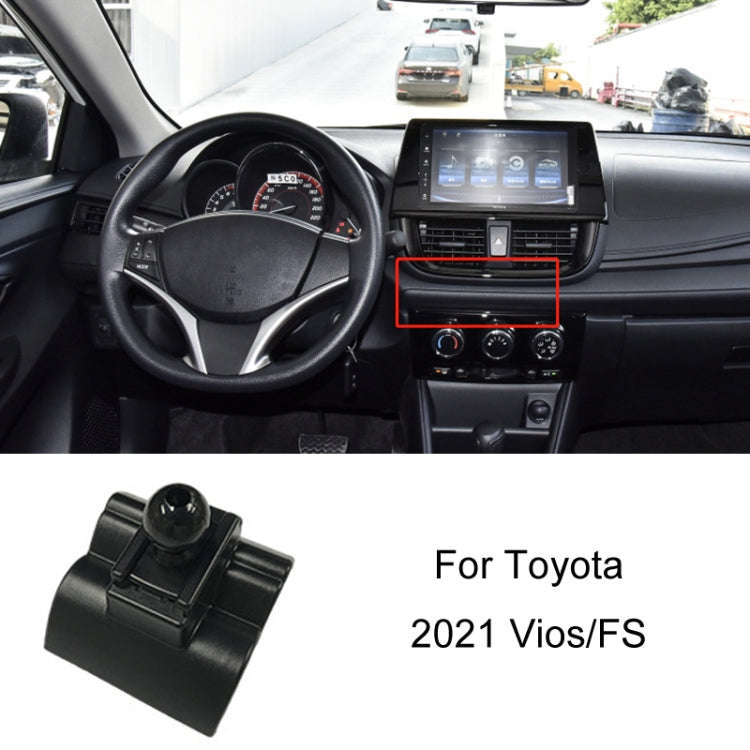 For Toyota Car Air Outlet Phone Holder Base, Model: 21 Vios/FS Left Driving