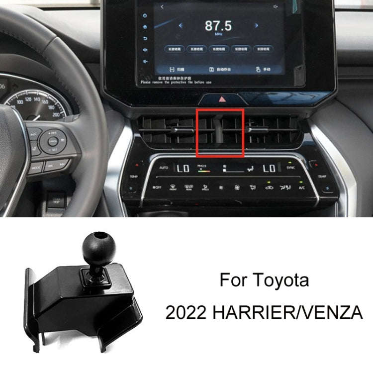 For Toyota Car Air Outlet Phone Holder Base, Model: 22 HARRIER/VENZA Left Driving