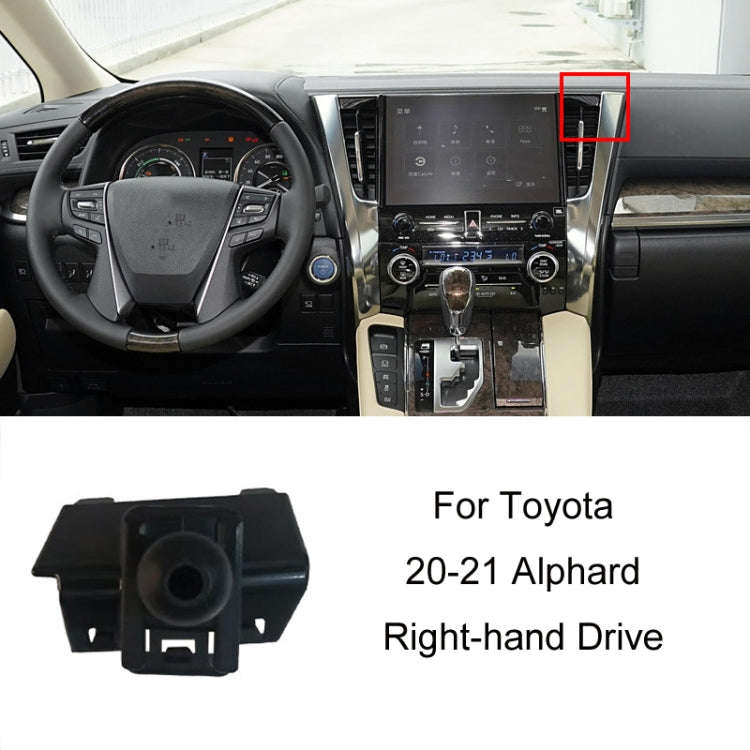 For Toyota Car Air Outlet Phone Holder Base, Model: 20-21 Alphard Right-hand Drive