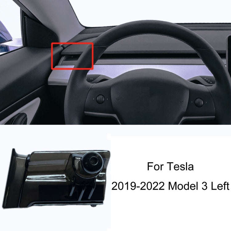 For Tesla Car Air Outlet Clip Phone Holder Base, Model: 19-22 Model 3 Left