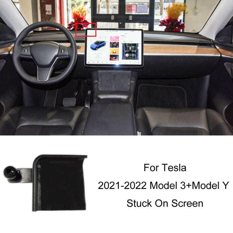 For Tesla Car Air Outlet Clip Phone Holder Base, Model: 21-22 Model 3+Model Y Stuck On Screen