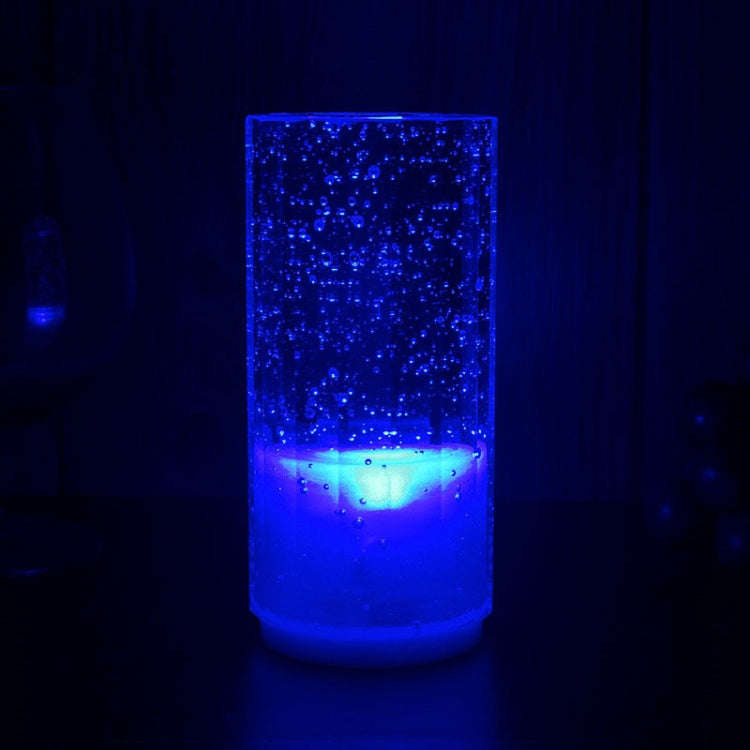 USB Charging LED Round Bar Crystal Lamp KTV Atmosphere Decorative Light, Color: Blue