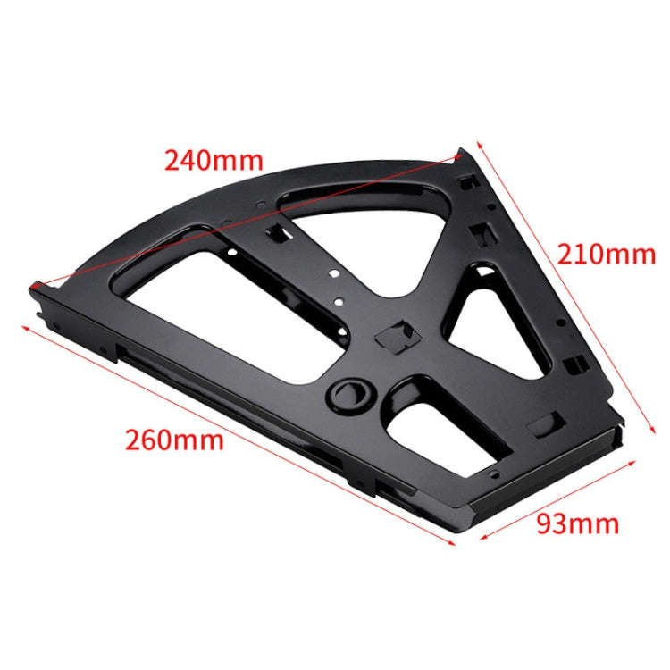 1pair Concealed Shoe Rack Cold Rolled Steel Flap Mounting Fittings, Style: Double Layer Gray