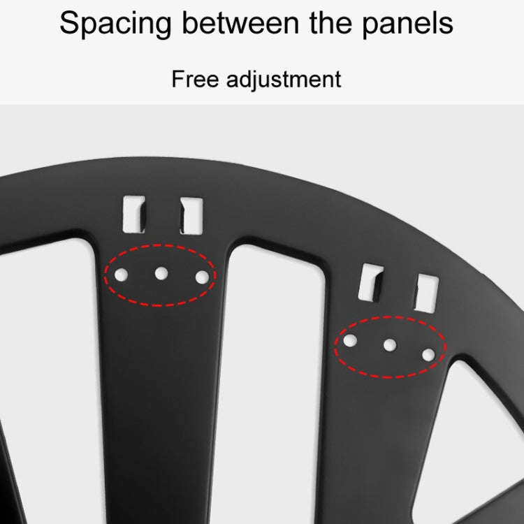 1pair Concealed Shoe Rack Cold Rolled Steel Flap Mounting Fittings, Style: Three Layer Black