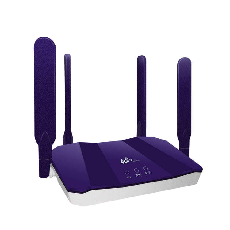 4G WiFi6 SIM Card CPE Wireless Router, EU Plug For European / African / Asian