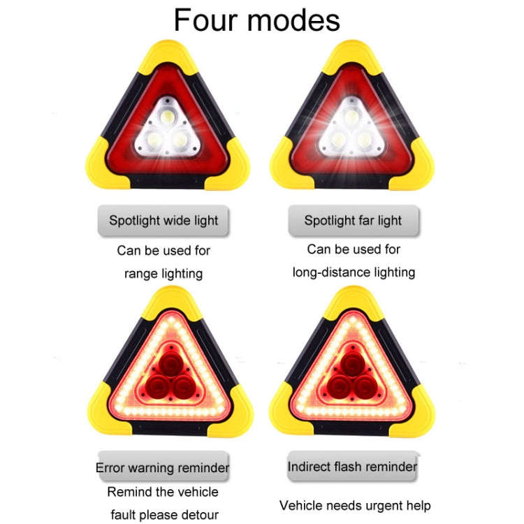 Small Car Traffic Warning Sign Vehicle Reflective Tripod Emergency Light