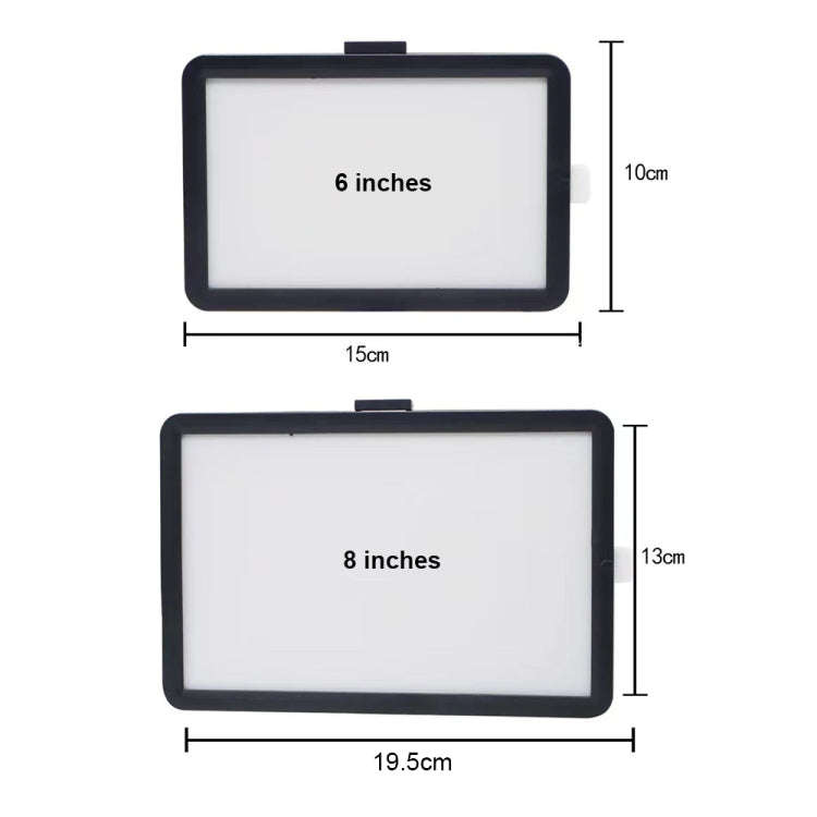 8-inch Light + Gimbal + Telescopic Tripod Desktop Live Square Beauty Fill Light