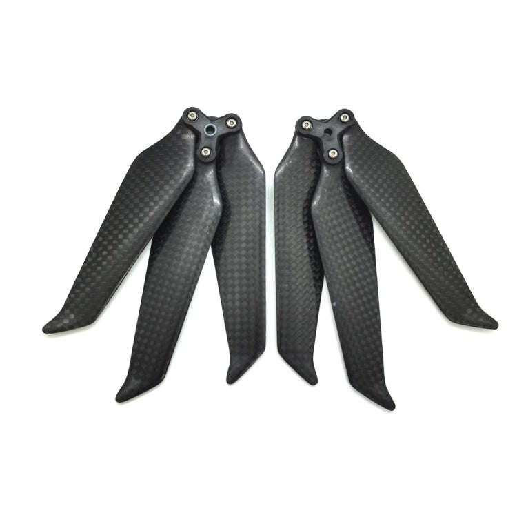 For DJI Mavic 2 Pro / Zoom 8743F Carbon Fiber Three-blade Propeller, Spec: 2pairs