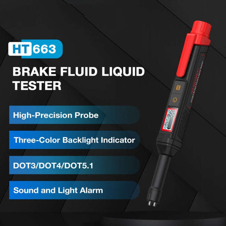 HABOTEST HT663 Motorcycle Vehicle Brake Fluid Moisture Detection Pen