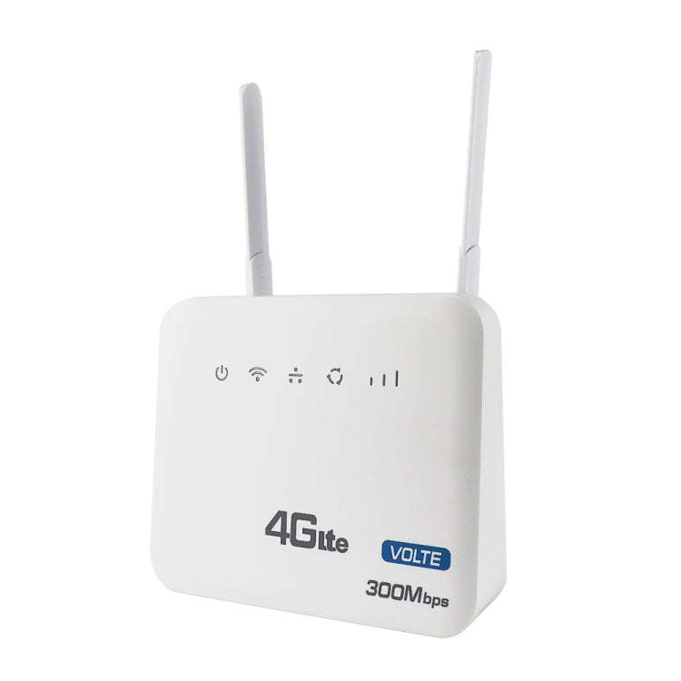 European Version 4G WiFi6 VOLTE CPE Wireless SIM Card Router With RJ45+RJ11, EU Plug