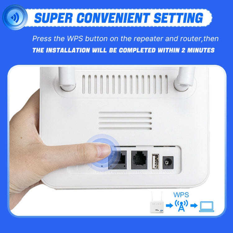 European Version 4G WiFi6 VOLTE CPE Wireless SIM Card Router With RJ45+RJ11, EU Plug