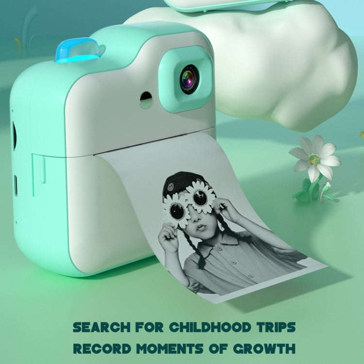 Q6 Kids Digital Camera Mini Instant Print Camera Toy Wireless HD Print Photo Gift(Blue)