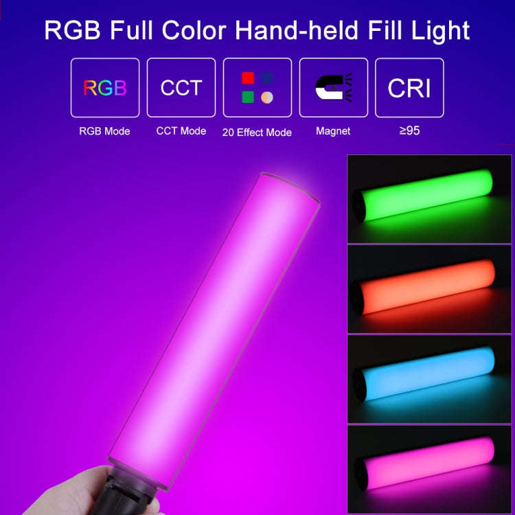 VLOGLITE W200RGB Full Colorful Handheld Fill Light Stick Live Photography Ambient Light Outdoor L...