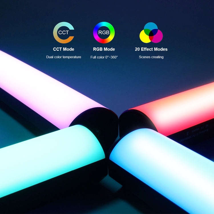 VLOGLITE W200RGB Full Colorful Handheld Fill Light Stick Live Photography Ambient Light Outdoor L...