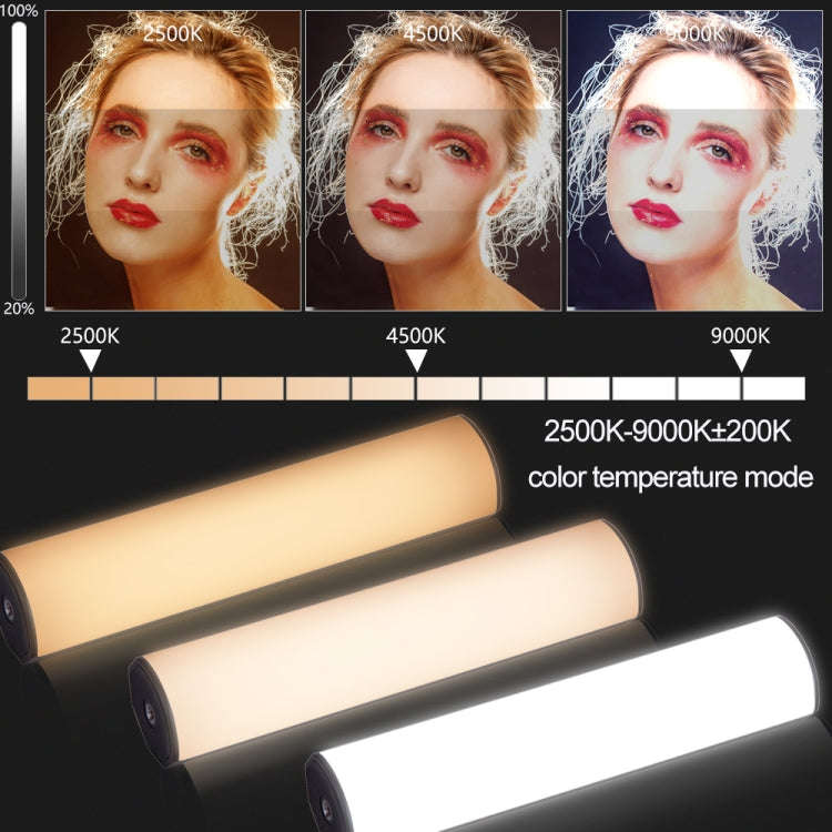 VLOGLITE W200RGB Full Colorful Handheld Fill Light Stick Live Photography Ambient Light Outdoor L...