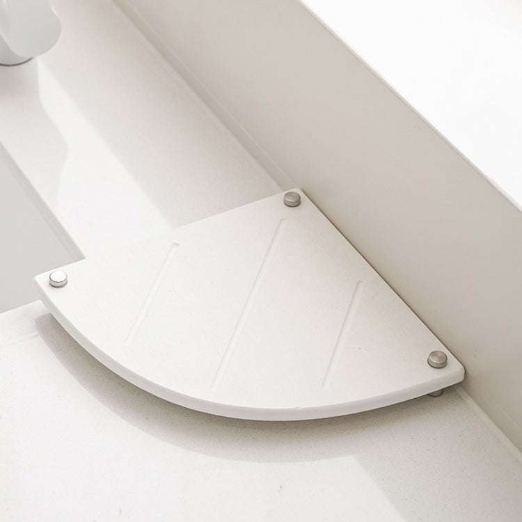 Bathroom Countertop Drying Mat Diatomite Water-Absorbent Quick-Drying Coaster Fan Shaped Drainage...