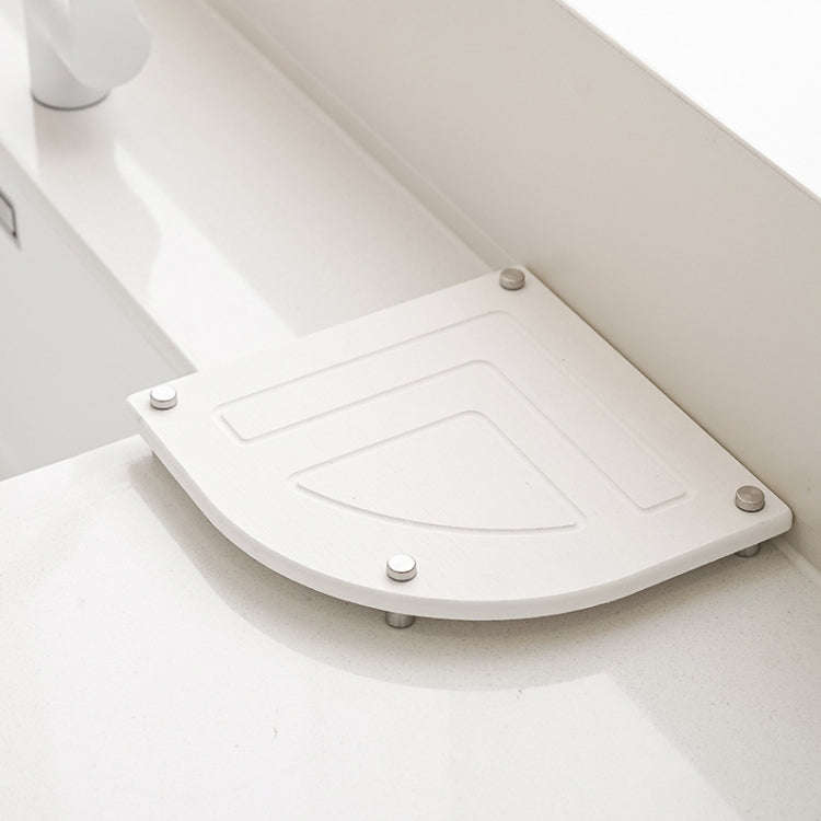 Bathroom Countertop Drying Mat Diatomite Water-Absorbent Quick-Drying Coaster Fan Shaped Drainage...