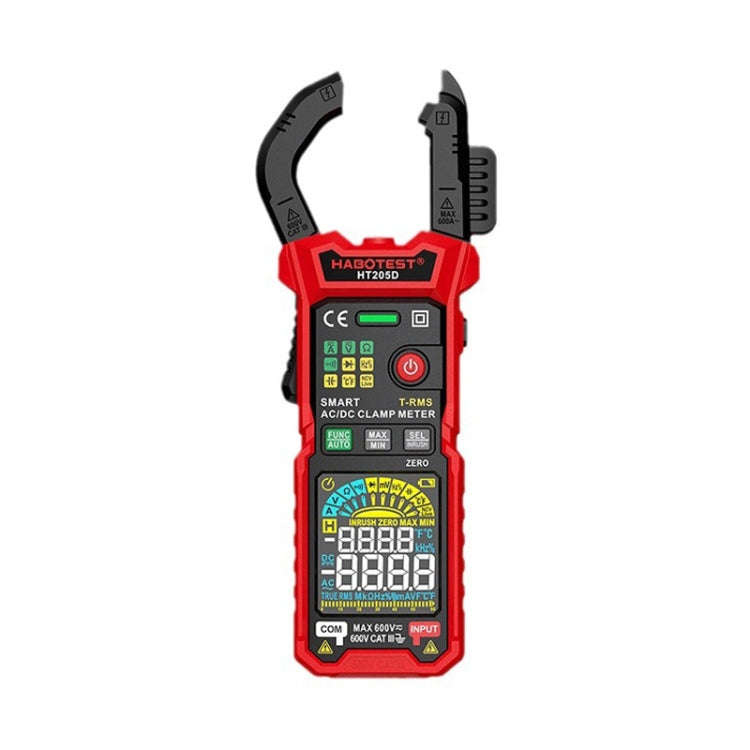 HABOTEST HT205D Clamp Intelligent Anti-Burning Multi-Function High Precision Digital Multimeter(B...