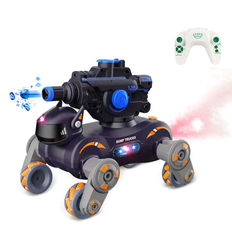 Eight Wheel Stunt Robot Dog Smart Gesture Sensor RC Kids Toy Car With Lights Music Spray Car, Sty...