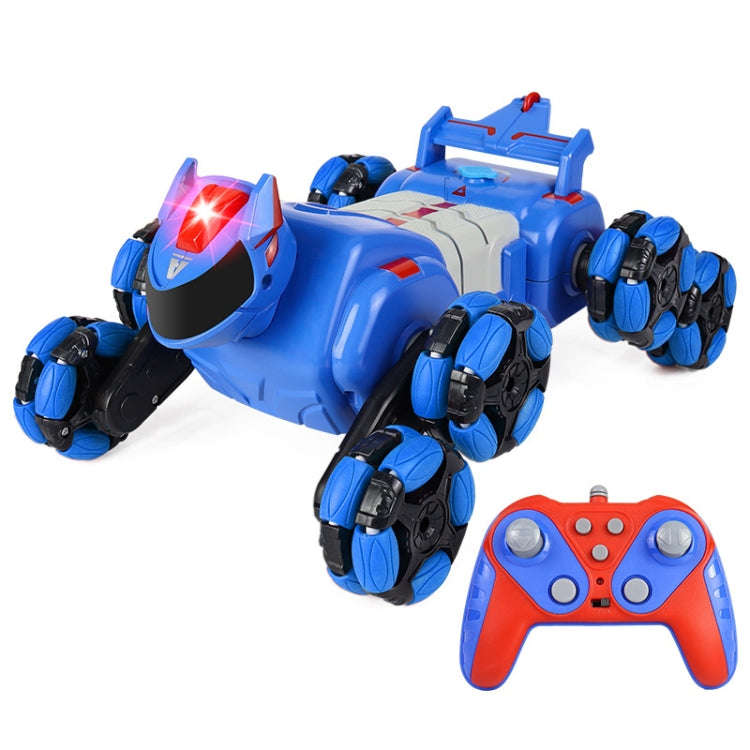 2.4G Kids Remote Control Toy Car Stunt Robot Dog Gesture Sensor Lights Music Spray Climbing Car, ...