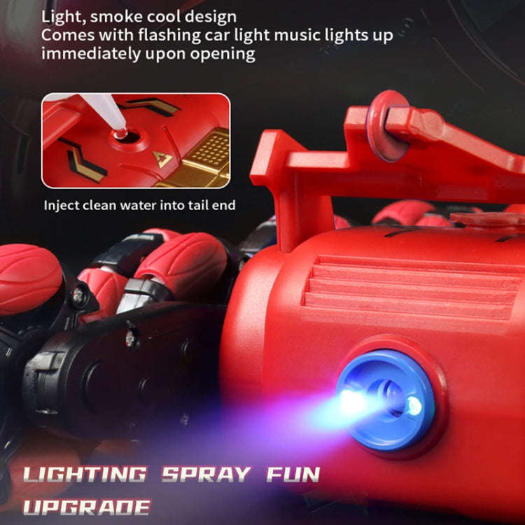 2.4G Kids Remote Control Toy Car Stunt Robot Dog Gesture Sensor Lights Music Spray Climbing Car, ...