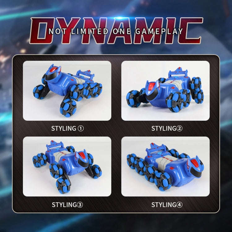 2.4G Kids Remote Control Toy Car Stunt Robot Dog Gesture Sensor Lights Music Spray Climbing Car, ...
