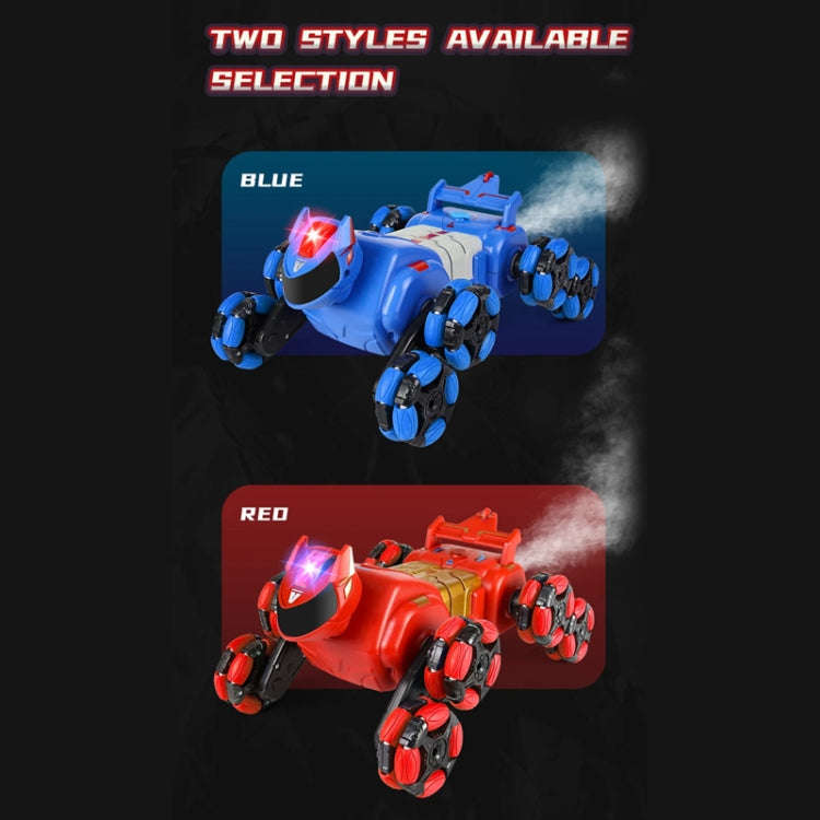 2.4G Kids Remote Control Toy Car Stunt Robot Dog Gesture Sensor Lights Music Spray Climbing Car, ...