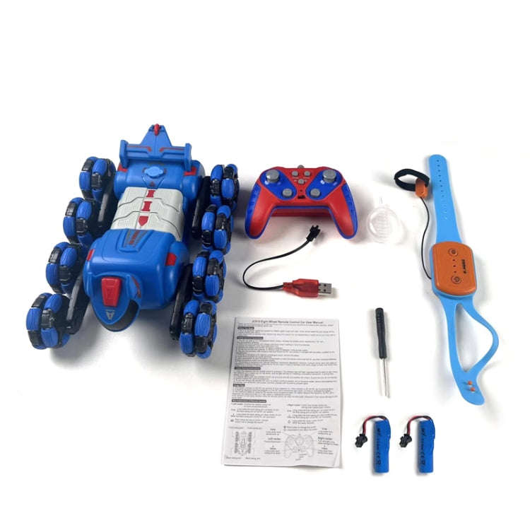 2.4G Kids Remote Control Toy Car Stunt Robot Dog Gesture Sensor Lights Music Spray Climbing Car, ...