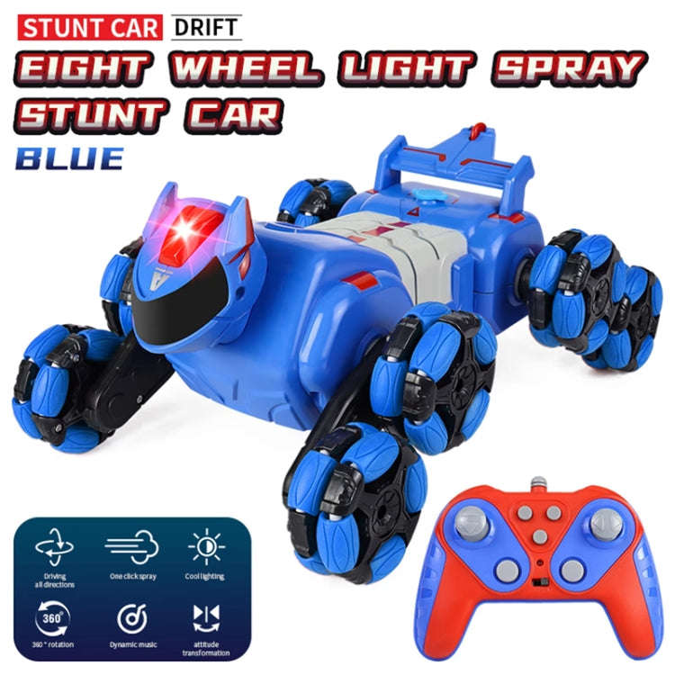 2.4G Kids Remote Control Toy Car Stunt Robot Dog Gesture Sensor Lights Music Spray Climbing Car, ...