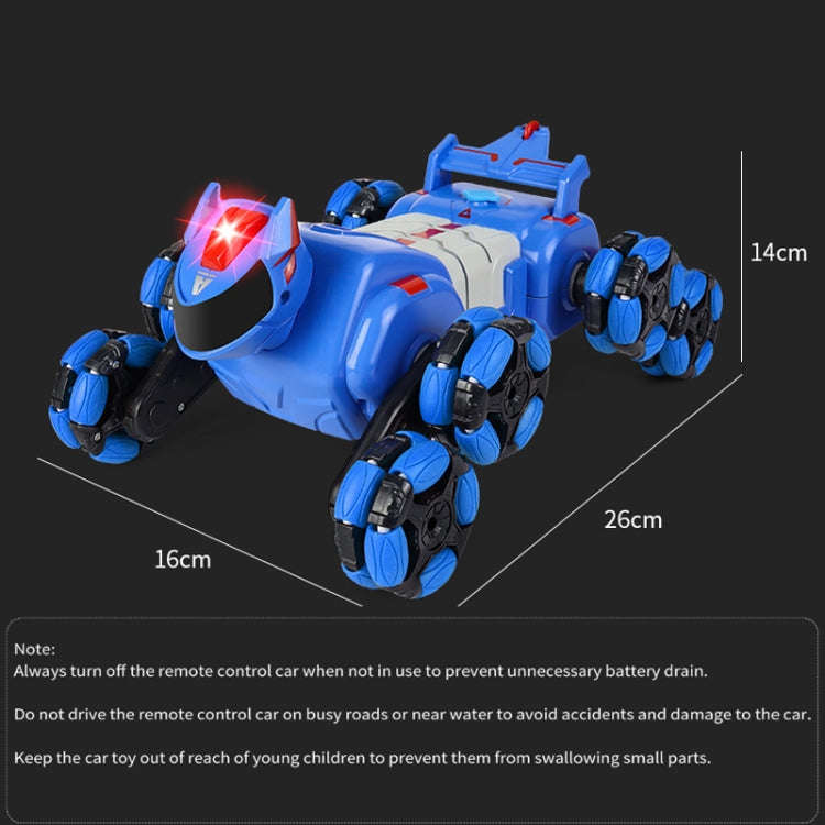 2.4G Kids Remote Control Toy Car Stunt Robot Dog Gesture Sensor Lights Music Spray Climbing Car, ...