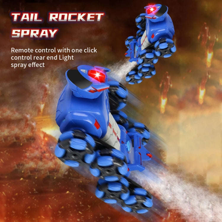 2.4G Kids Remote Control Toy Car Stunt Robot Dog Gesture Sensor Lights Music Spray Climbing Car, ...