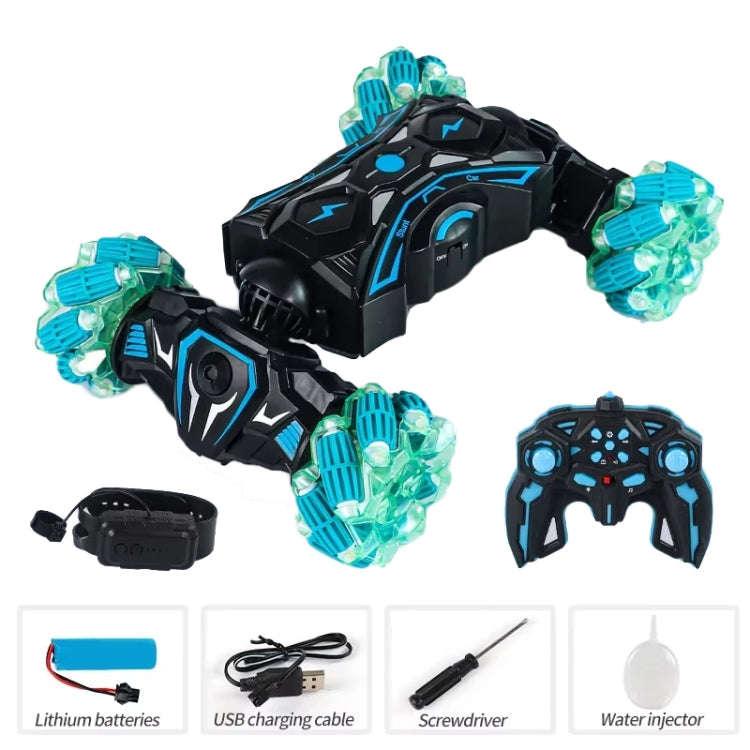 2.4G Spray RC Car Gesture Sensor Music Lights Twist Stunt Drift Car Double Side Driving Buggy Toy...