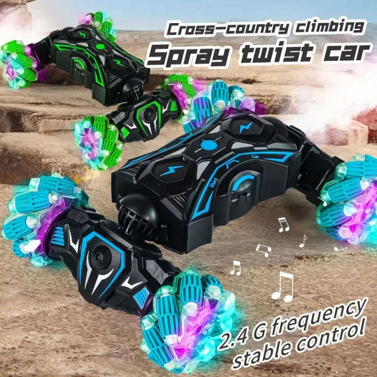 2.4G Spray RC Car Gesture Sensor Music Lights Twist Stunt Drift Car Double Side Driving Buggy Toy...