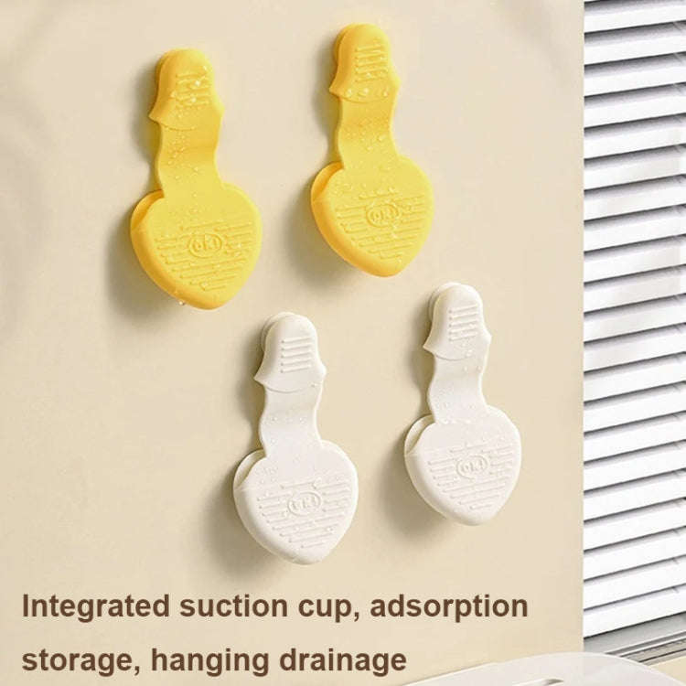2pcs Heart-shaped Heat Insulation Anti-scalding Gloves Silicone Non-slip Bowl and Plate Clamp(Blue)