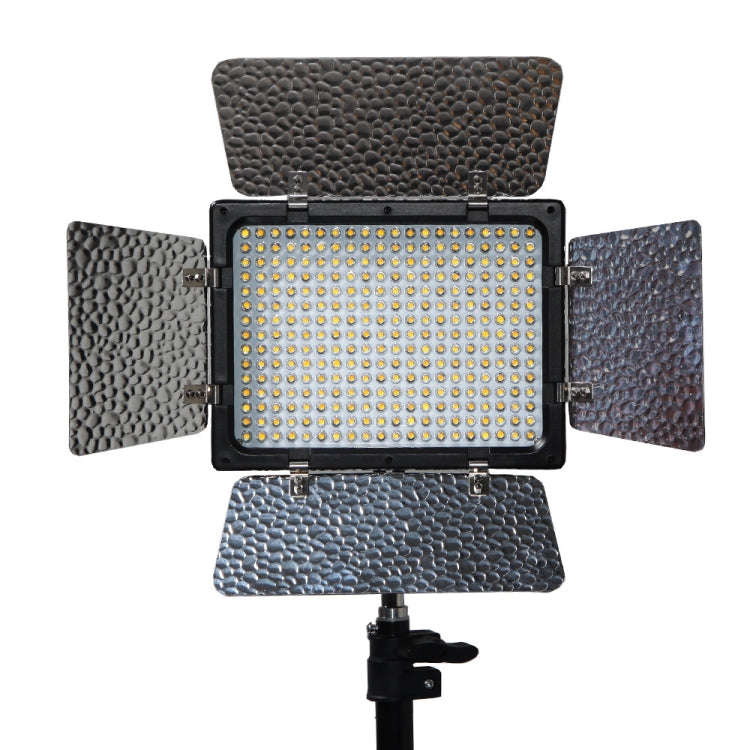 WS-300II Video Fill Light Dual Color Temperature LED Beauty Shooting Light, Spec: Single Lamp+EU ...