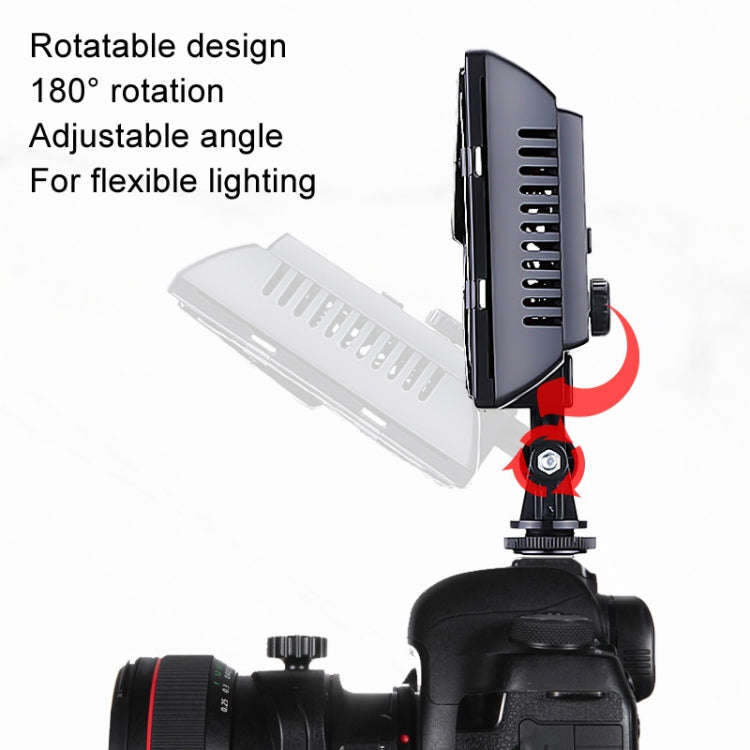 WS-300II Video Fill Light Dual Color Temperature LED Beauty Shooting Light, Spec: Single Lamp+EU ...