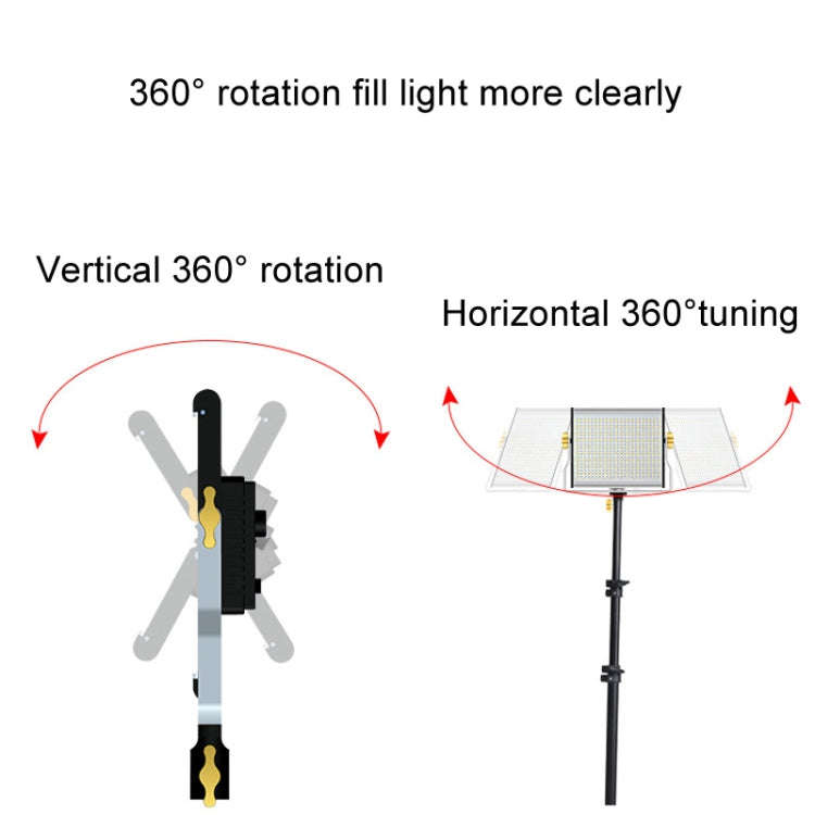 Photography Live LED Fill Light Film And Television Shooting Portrait Soft Video Lighting, Spec: ...