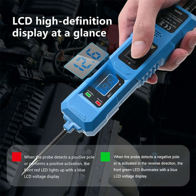 EM286 Multifunctional Car Circuit Electrical System Driving Test Pen, Style: Red 4m