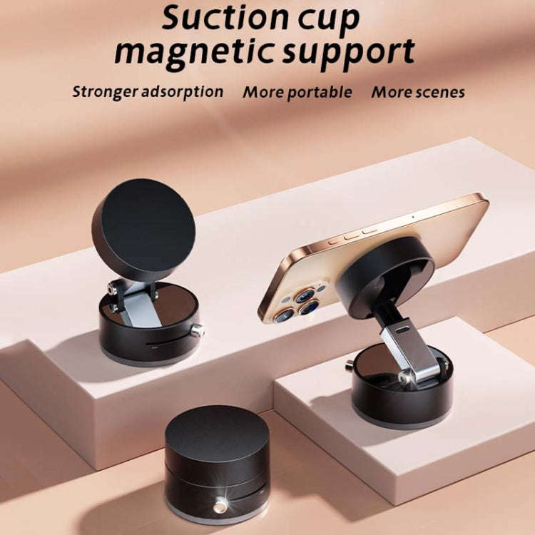 AIMITE P1 Vacuum Adsorption Foldable Suction Cup Car Cell Phone Navigation Holder(Black)