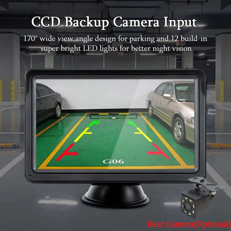 7 Inch Bluetooth 5.0 Portable CarPlay Monitor, Specifications: Display